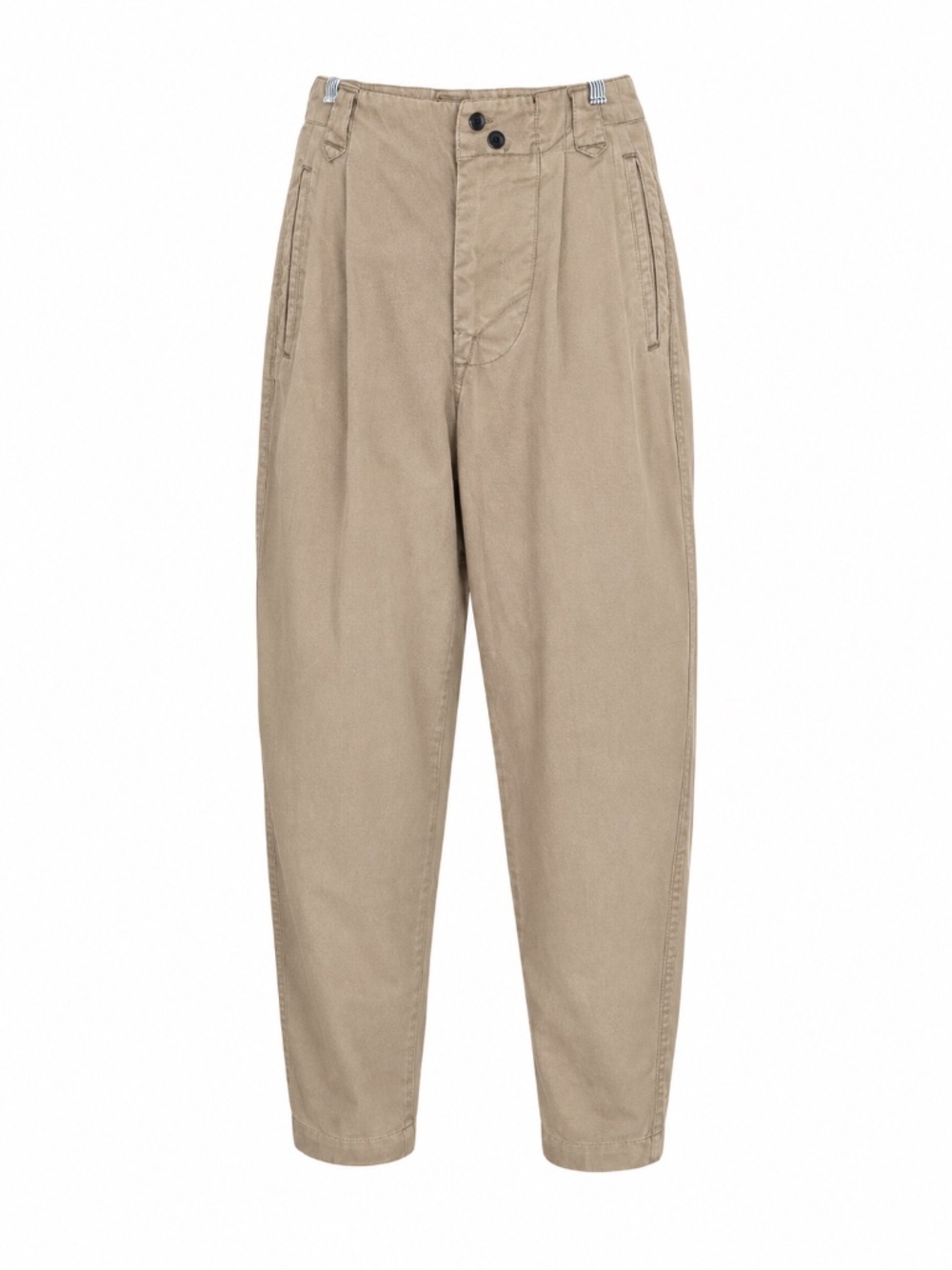 Vintage Marithé François Girbaud Brown Herringbone High Rise Pants USA 2